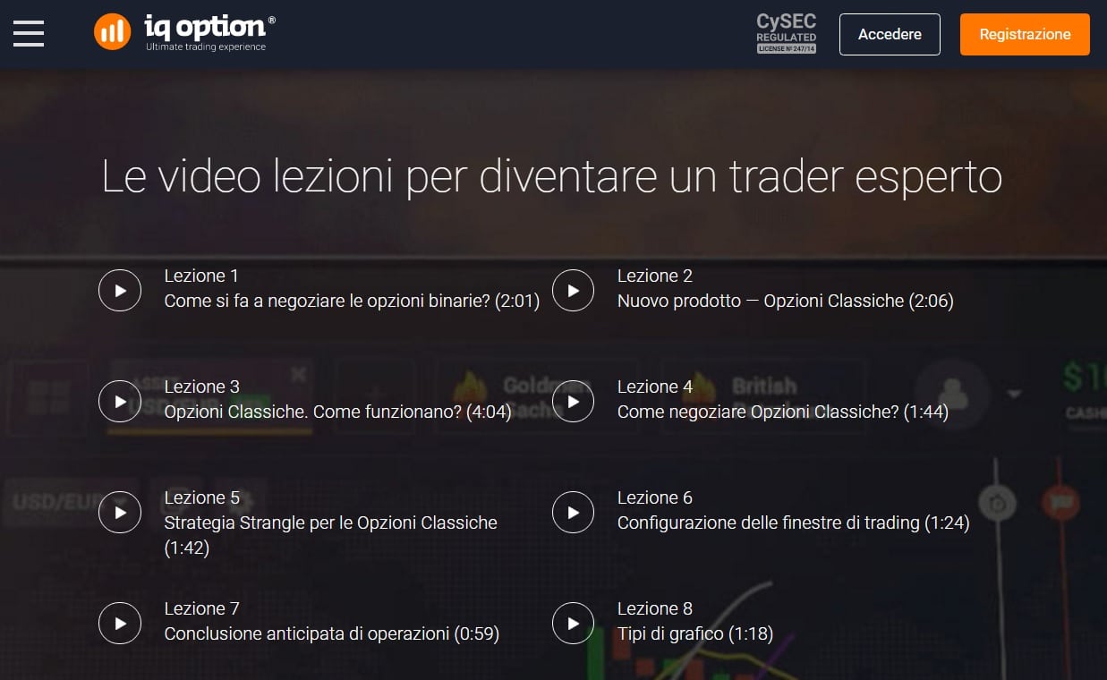 corso opzioni binarie gratis login