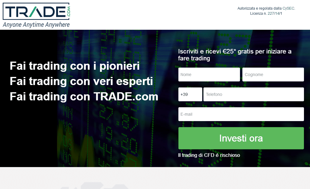 Conto demo forex senza registrazione