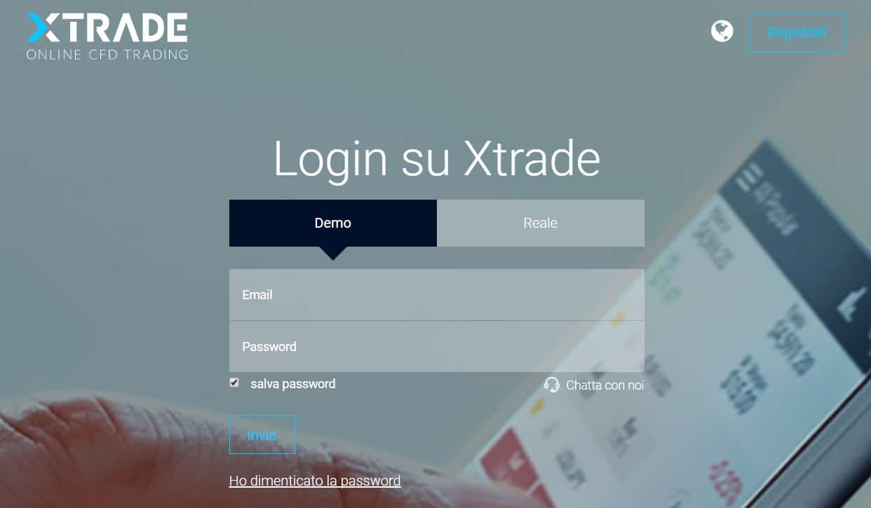 login broker xtrade login demo xtrade