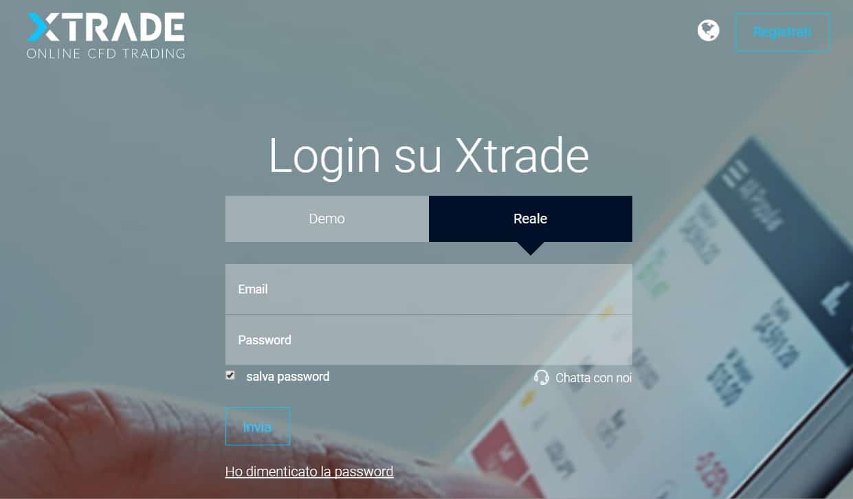 Xtrade forex login