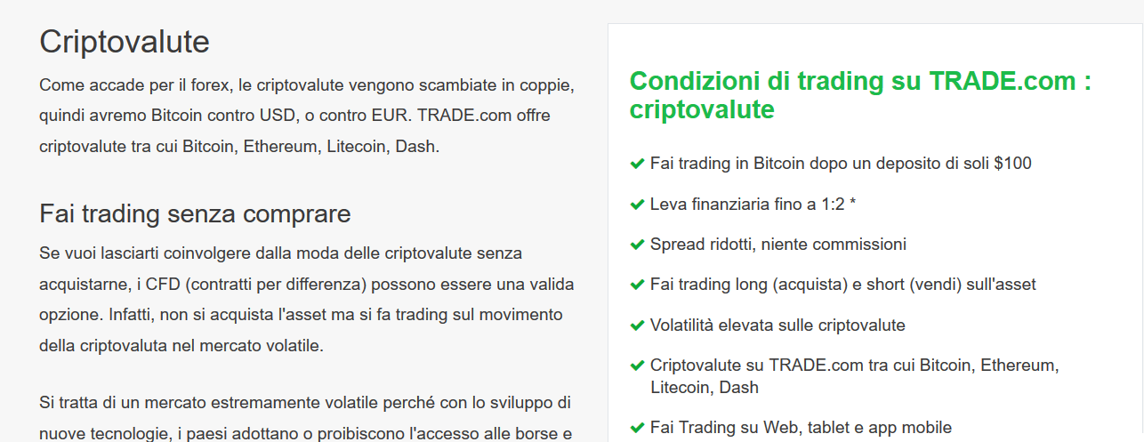 condizioni cripto condizioni cripto