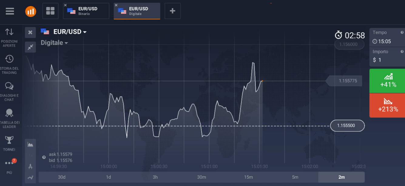 prova demo opzioni binarie