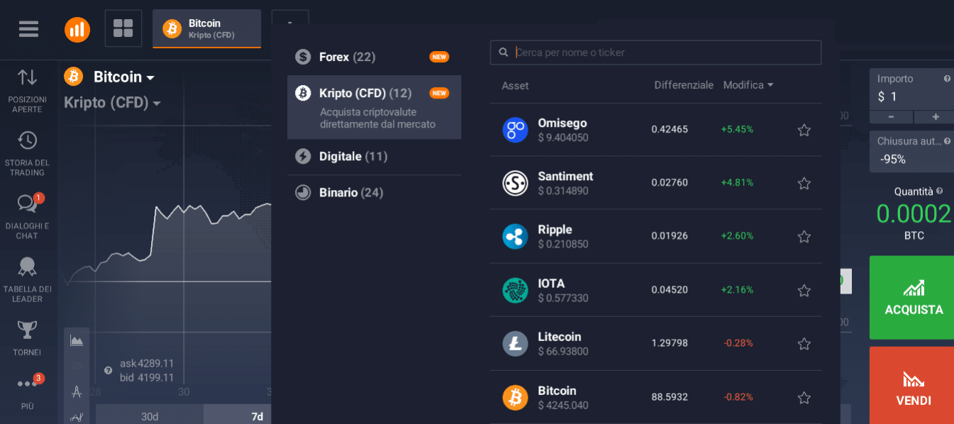 esempio menù cripto menù cripto