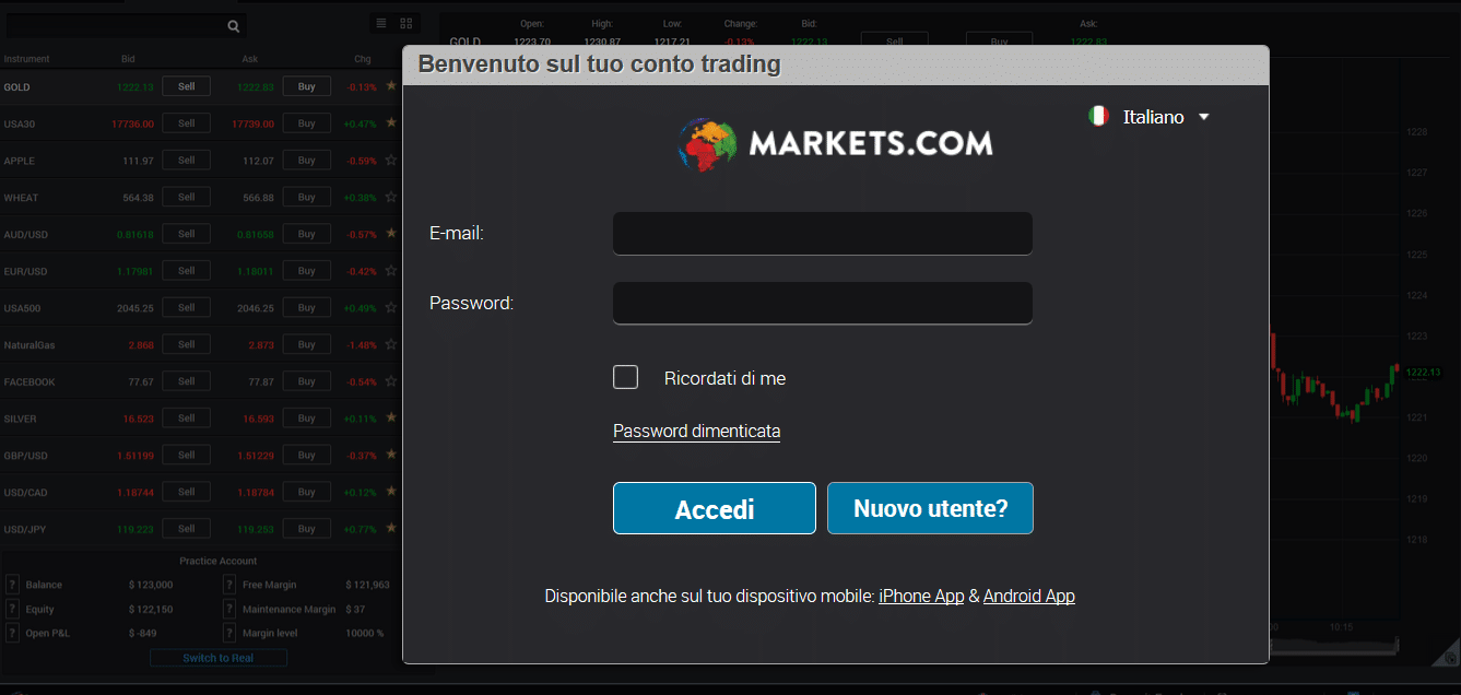 accesso broker online accesso broker