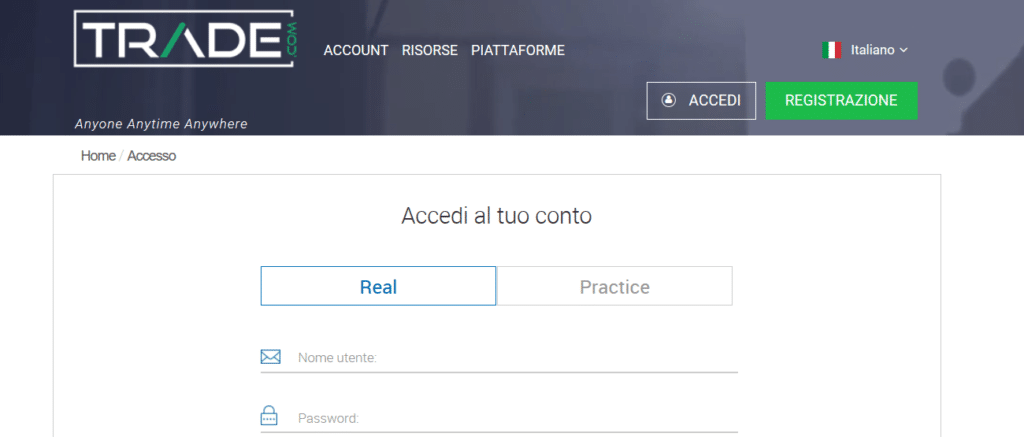accesso-trade online accesso-trade