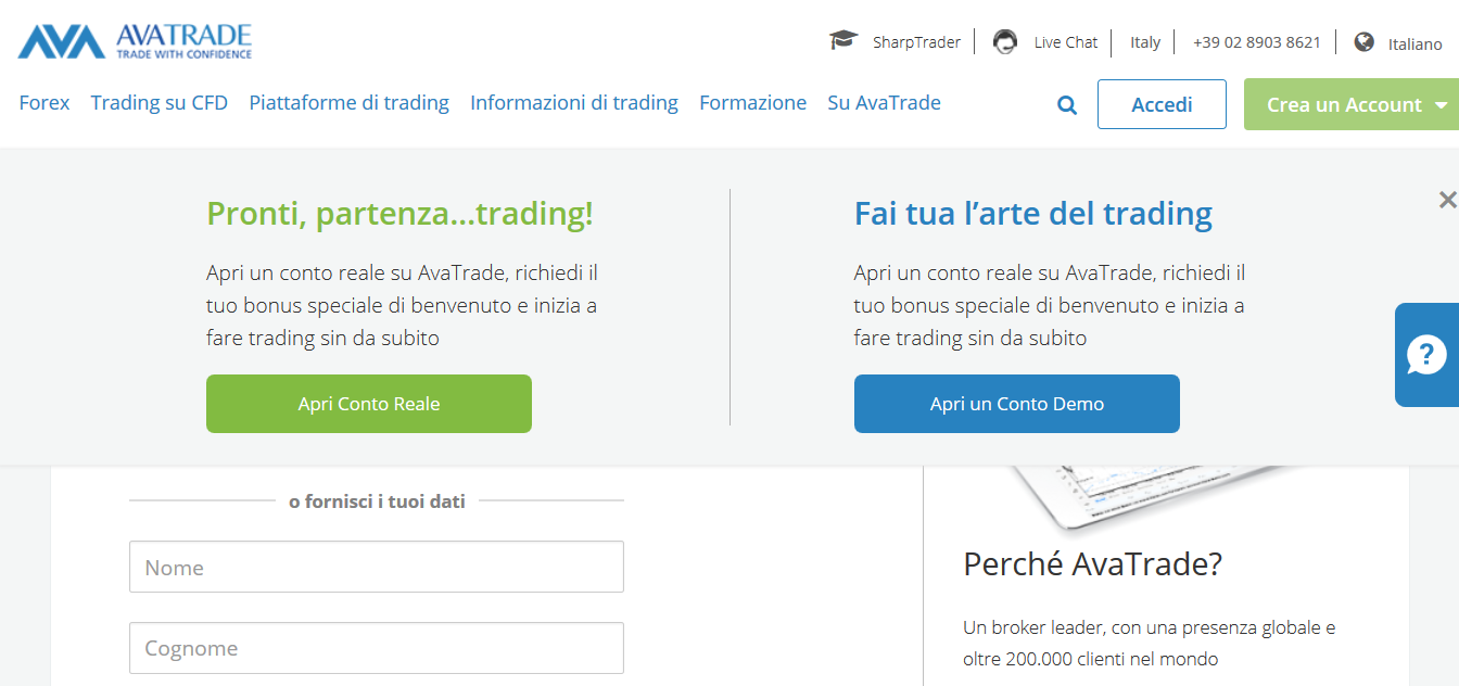 crea account online crea account