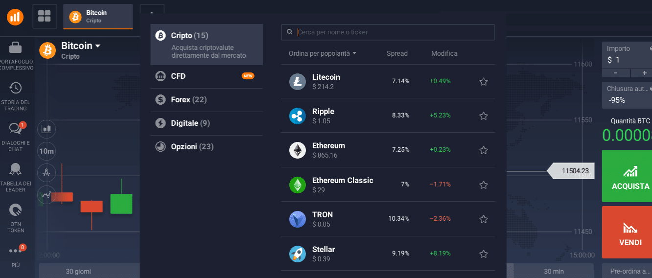 cripto menù menù cripto