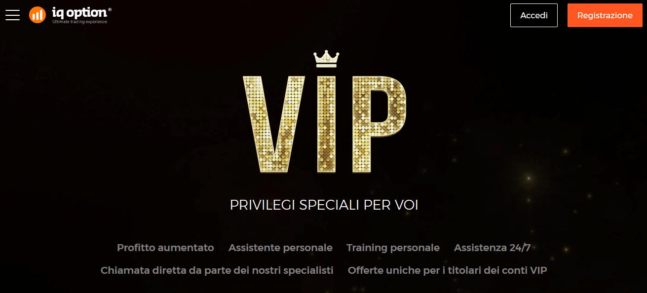conto vip broker conto vip