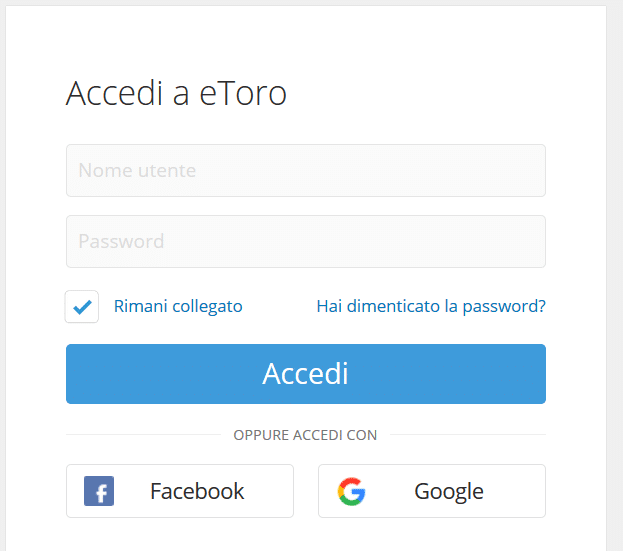 primo accesso accesso broker