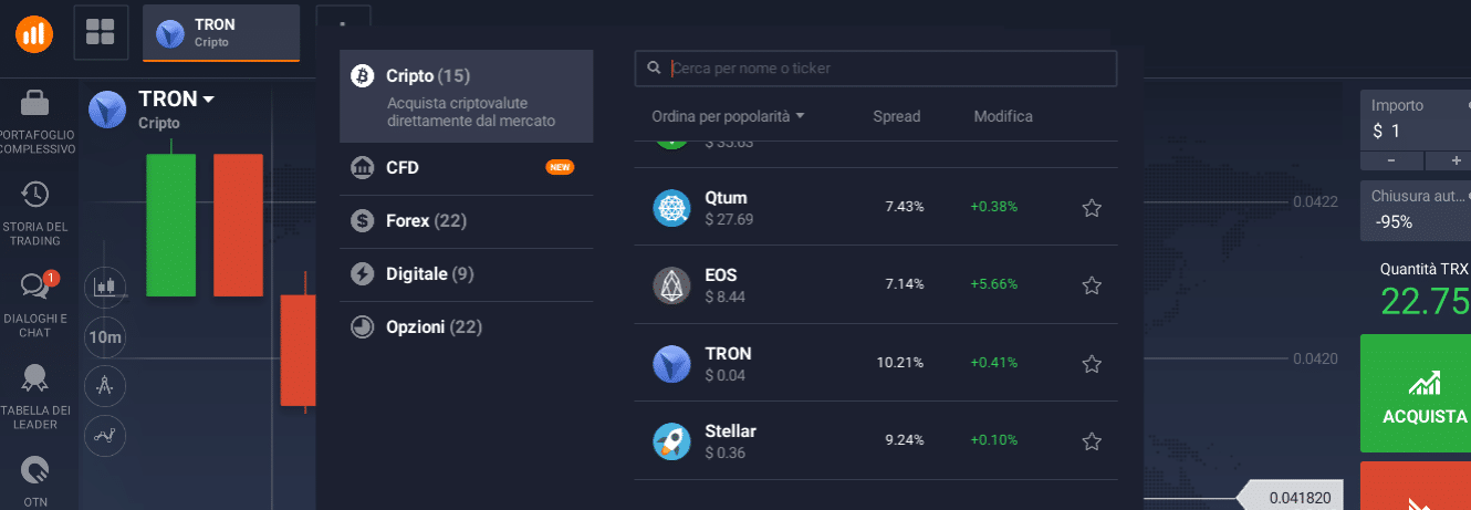 menù cripto menù cripto