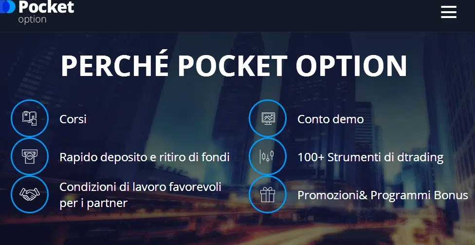 perchè scegliere pocket option