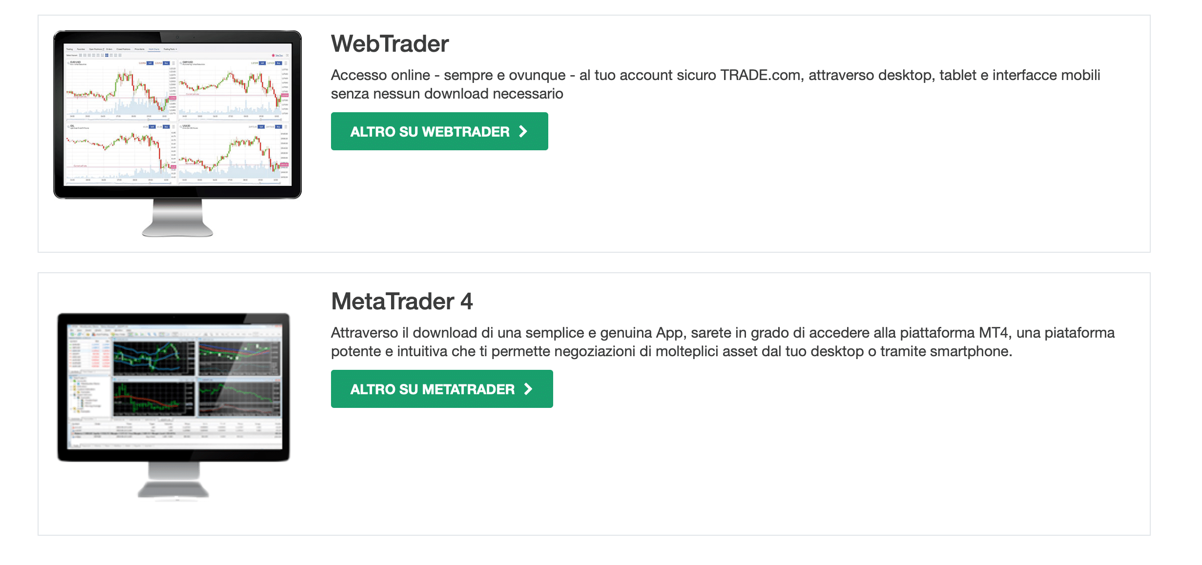 Trade.com offre due ottime alternative