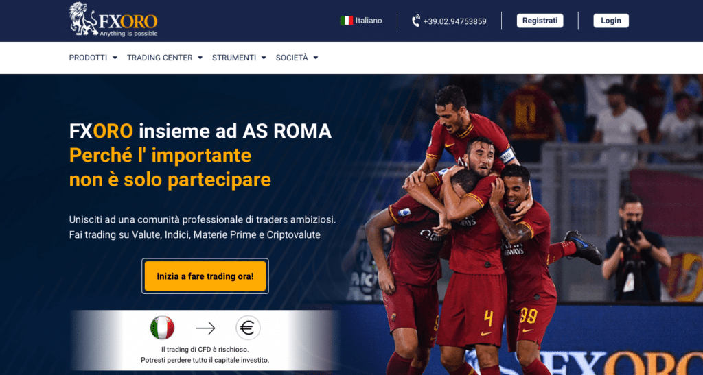 sito web ufficiale di fx oro