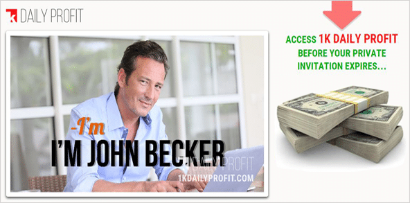 john becker 1k daily profit