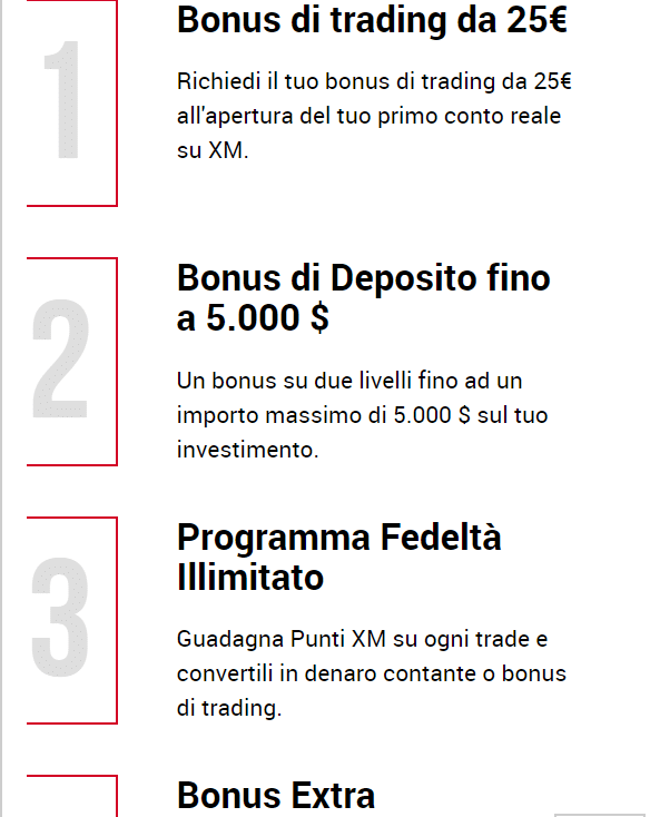 BONUS XM GLOBAL