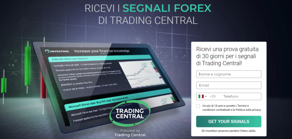 segnali trading di Investous