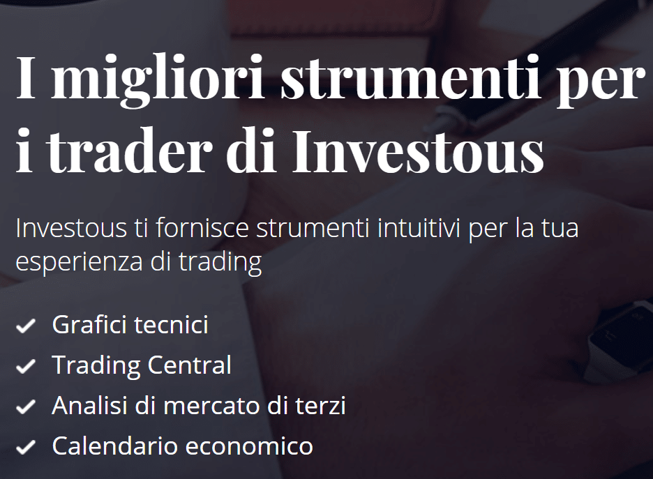 strumenti trading avanzati Investous