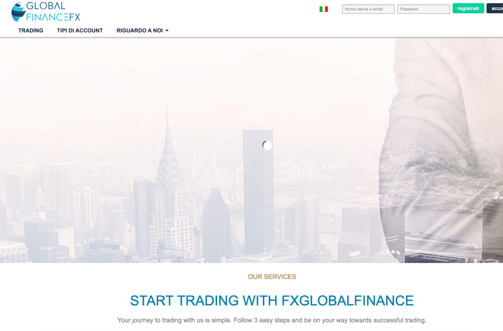 FXglobalfinance è un broker sicuro ed affidabile o una truffa? Migliorbrokerforex.net si esprime così....
