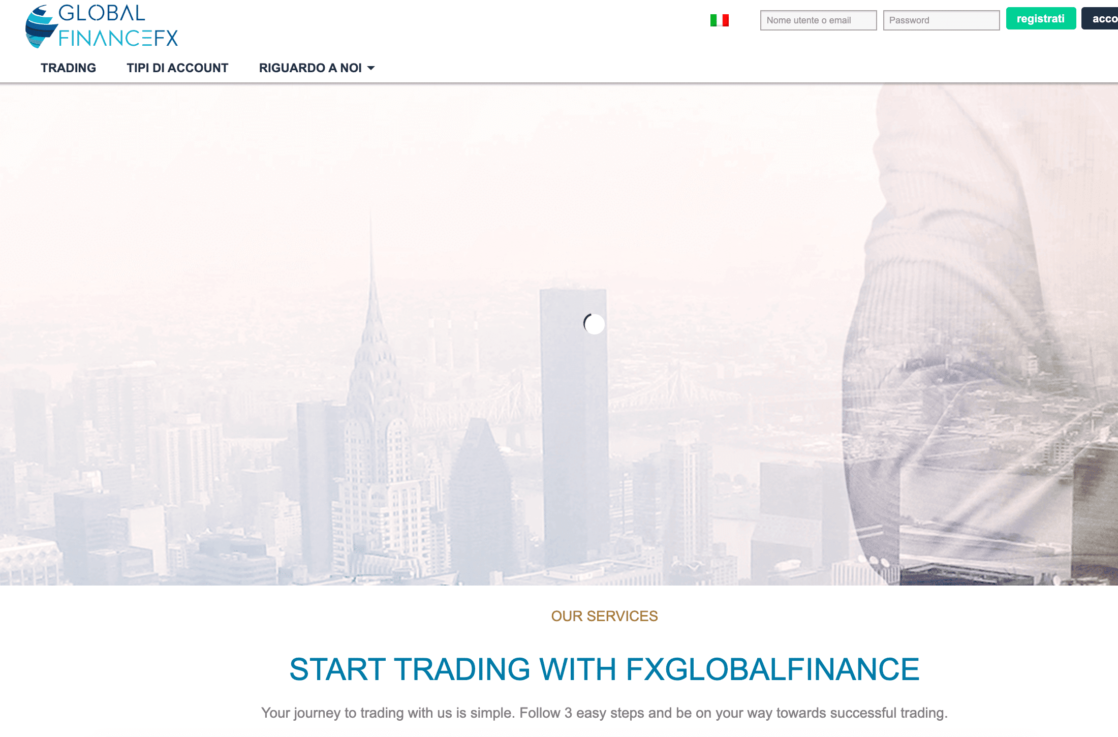 FXglobalfinance è una Truffa? Opinioni e recensioni