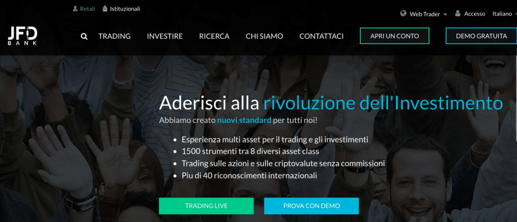 JFD Bank è un broker CFD e diretto. Ma conviene davvero per investire?