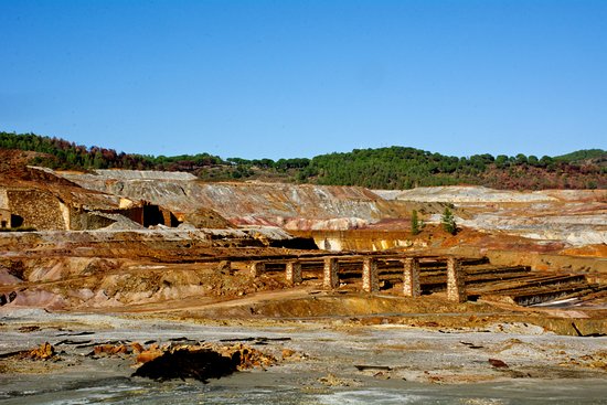 Una delle prime miniere di Rio Tinto, oggi gigante del settore minerario mondiale