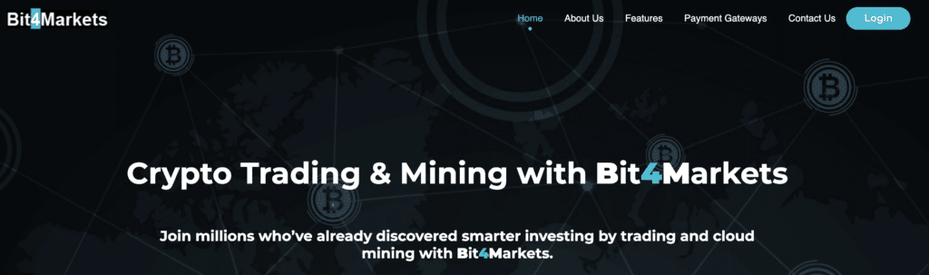 Da Bit4Markets parlano di mining e trading, ma non è altro che una truffa