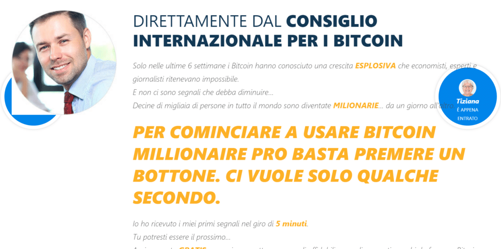 bitcoin millionaire pro è una truffa