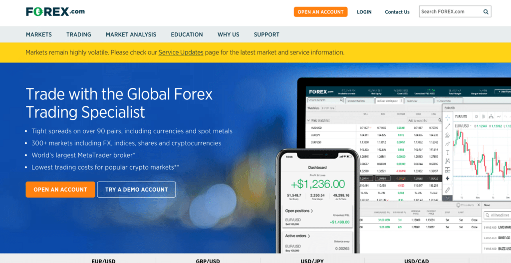 Forex.com sarà un broker all'altezza?