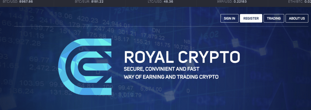 Royal Crypto NON È un broker di criptovalute affidabile