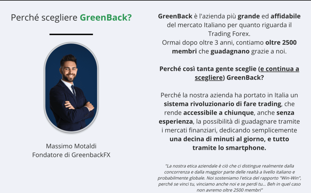 GreenBackFXTrading - perché non crediamo alle loro promesse?