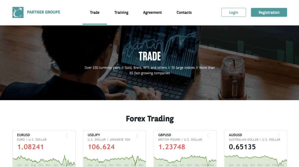 Partner Groupe è una truffa classica del trading