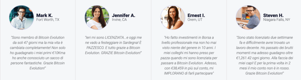 recensioni false su bitcoin evolution