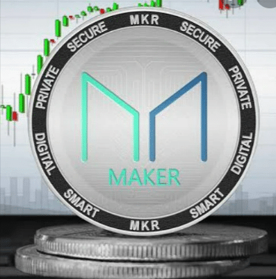 Immagine che mostra MKR, il token di MakerDAO.