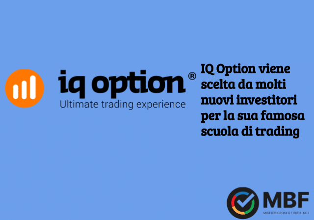 IQ Option ha un'ottima scuola di trading