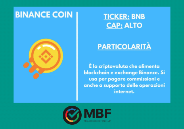 La nostra scheda riassuntiva su Binance Coin