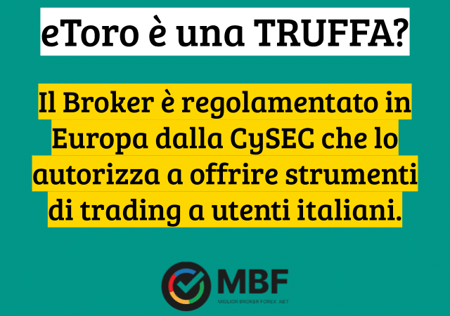 eToro è regolamentato e sicuro in Europa e in Italia