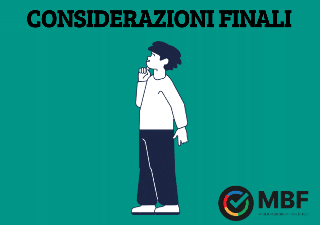 Considerazioni finali sul trading cfd